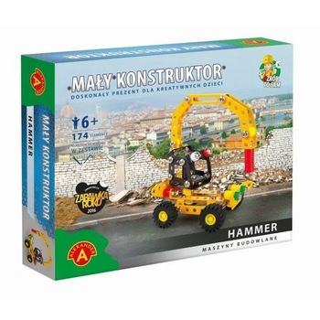 Set de constructie Micul Constructor, Alexander, 174 piese, Multicolor Set de constructie Micul Constructor, Alexander, 174 piese, Multicolor