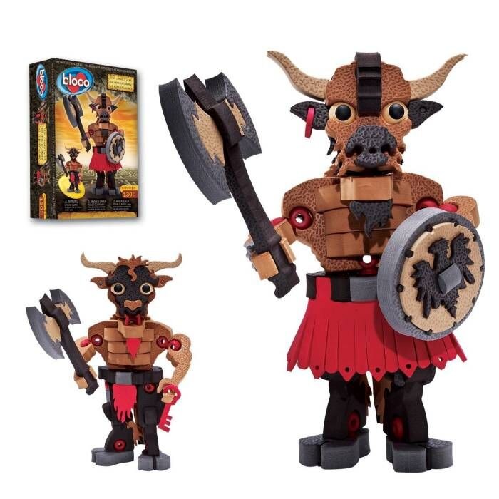 Set de constructii, Minotaur, Bloco 11003, 130 de piese