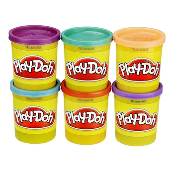 Plastilina Play-Doh Pachet 4 cutii, diverse culori + 2 cutii bonus Plastilina Play-Doh Pachet 4 cutii, diverse culori + 2 cutii bonus