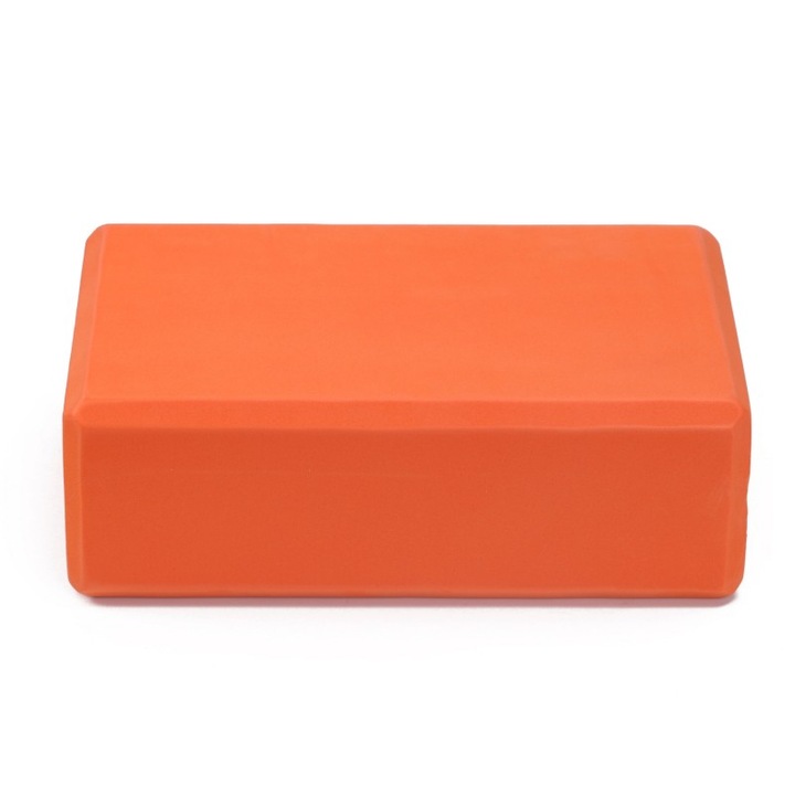Йога блок EVA 23 x 15 x 7.5 см Armageddon Sports, Оранжев