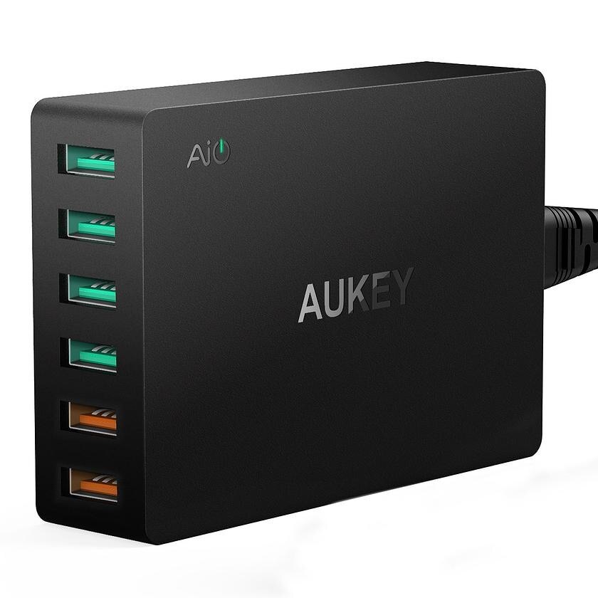 Incarcator retea AUKEY, Titan Series, 60W 6-Port USB