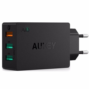 Incarcator retea AUKEY, Titan Series, 42W 3-Port USB Incarcator retea AUKEY, Titan Series, 42W 3-Port USB