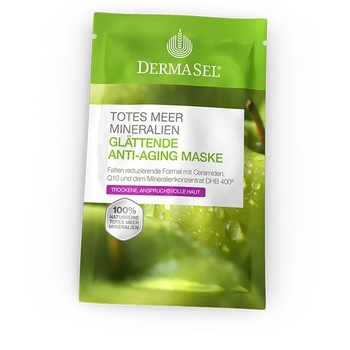 Masca anti-rid, cu vitamina E, coenzima Q10, mere, Dermasel, 12 ml Masca anti-rid, cu vitamina E, coenzima Q10, mere, Dermasel, 12 ml