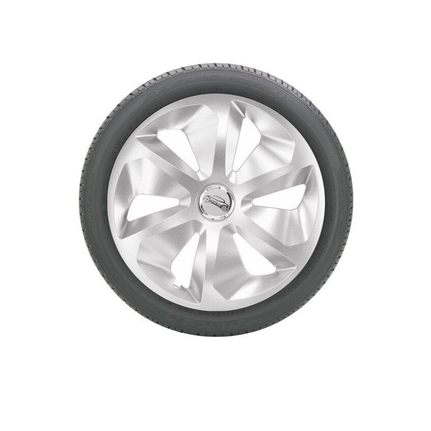 Set 4 Capace roti Ring Roco cu inel cromat 13' , model elegant