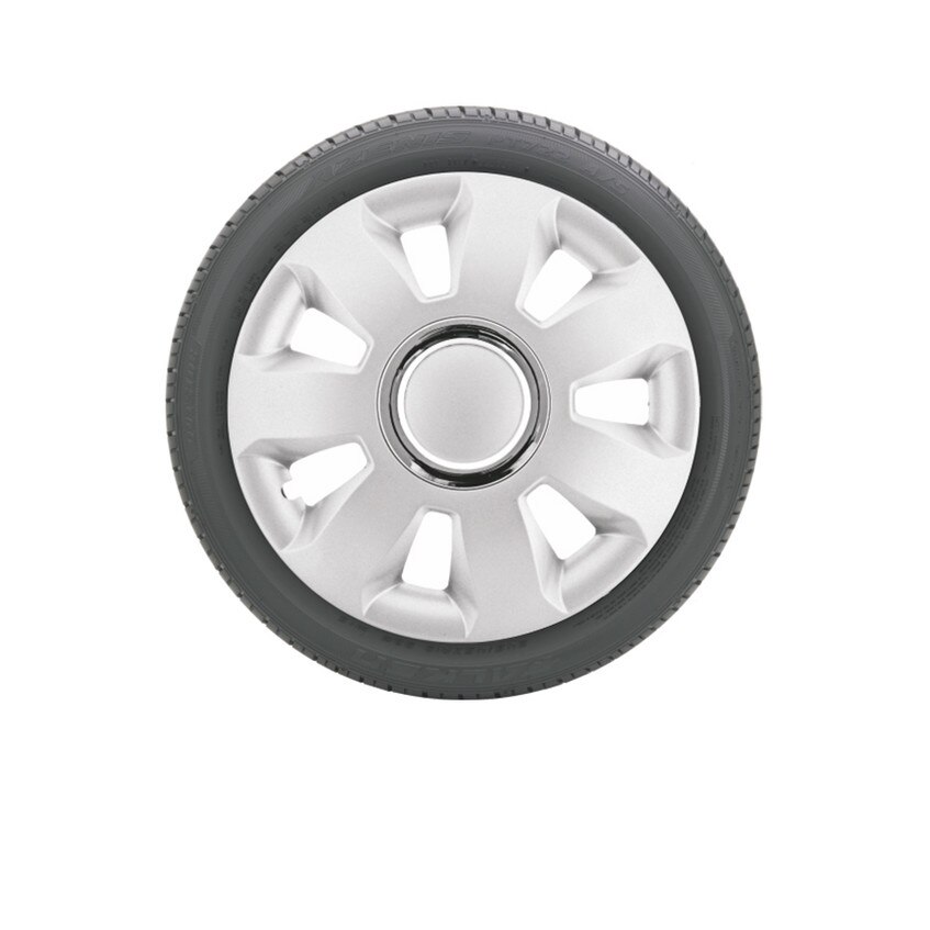 Set 4 Capace roti Ring Ares cu inel cromat 13' , model elegant