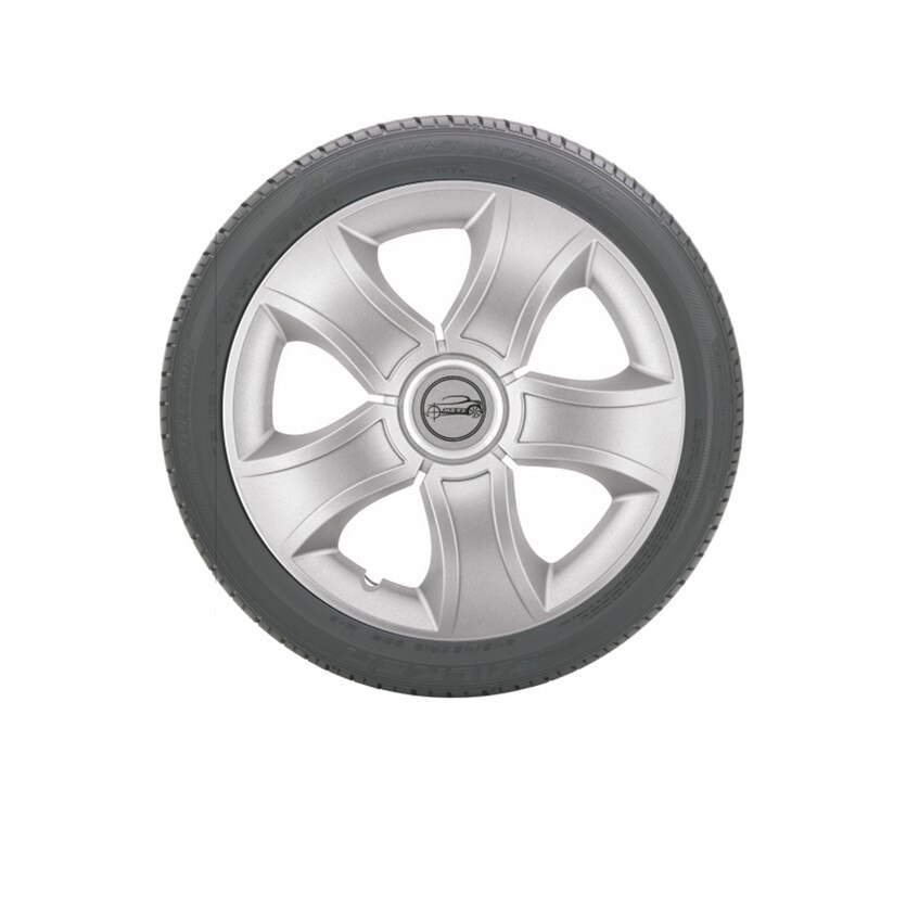 Set 4 Capace roti Ring BIS cu inel cromat 13' , model elegant