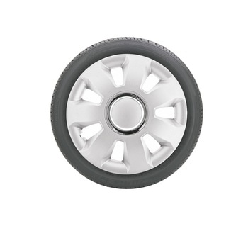 Set 4 Capace roti IDL - 14 inch - Capace roti Ring Ares cu inel cromat , material rezistent la viteze mari Set 4 Capace roti IDL - 14 inch - Capace roti Ring Ares cu inel cromat , material rezistent la viteze mari