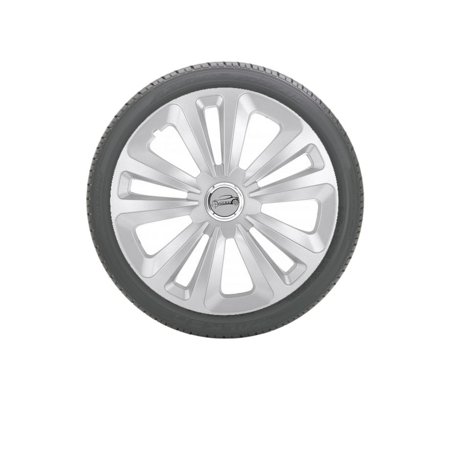 Set 4 Capace roti IDL - 14 inch - Capace roti Ring Terra cu inel cromat , material rezistent la viteze mari