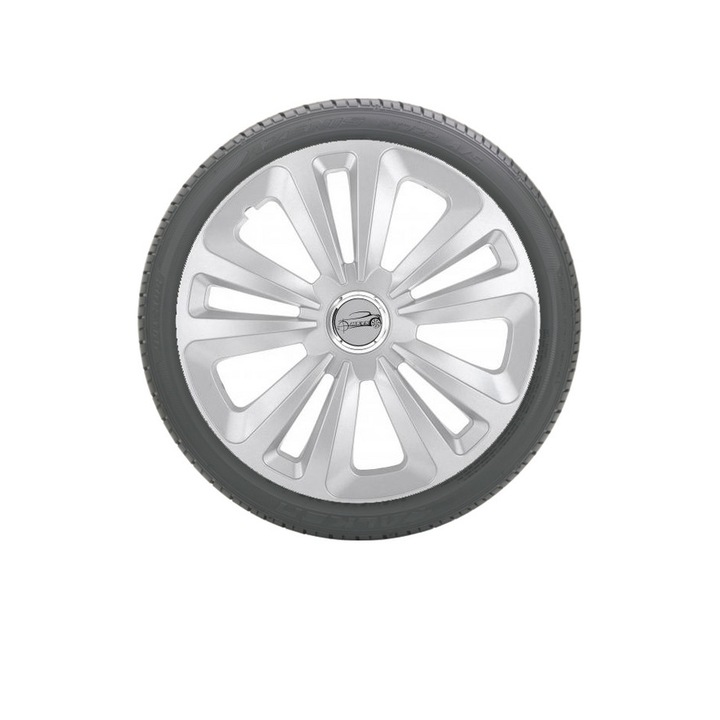 Комплект от 4 IDL тасове 14 инча - Ring Terra капачки с хромиран пръстен, материал устойчив на високи скорости