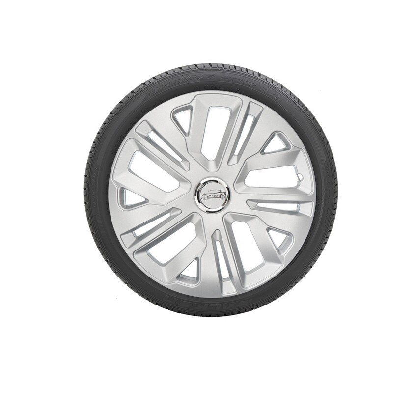 Set 4 Capace roti Ring Raven cu inel cromat 13' , model elegant