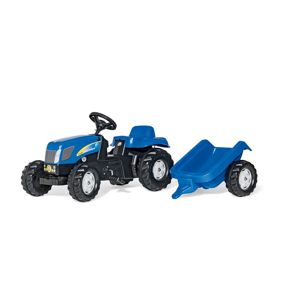 Tractor cu pedale si remorca Rolly Kid New Holland T 7040