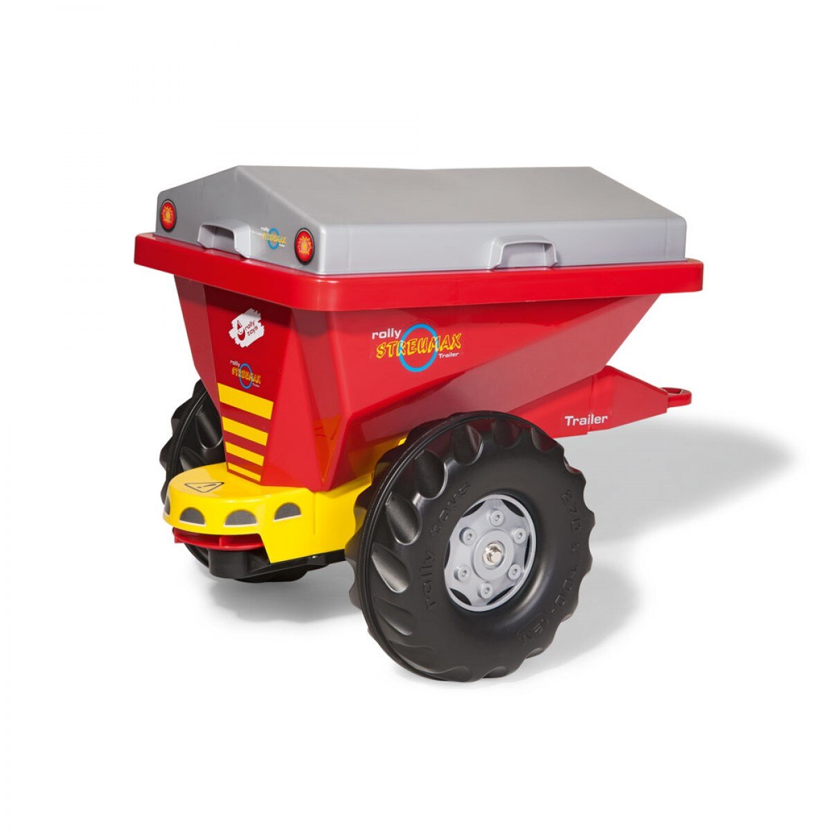 Remorca pt. imprastiere Rolly Trailer pe o axa, rosie