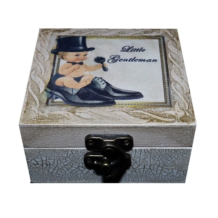 Cutiuta pentru prima suvita si dintisorii de lapte ai bebelusului Micul Domn, Little angel