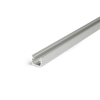 Profil aluminiu pentru banda LED, FLOOR, 2m, aluminiu anodizat Profil aluminiu pentru banda LED, FLOOR, 2m, aluminiu anodizat