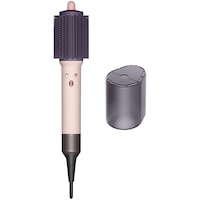 Perie de coafare cu aer cald Dyson Airsmooth™ HB01, Uscare si coafare de la ud la uscat, Peri PivotFlex™ si Anti-snag, Control inteligent al caldurii, 4 temperaturi, 3 viteze, Ceramic Pink/Rose Gold