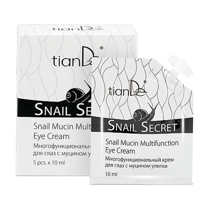 Crema multifunctionala pentru ochi cu mucilagiu de melc, 10 ml