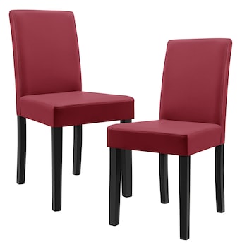 Set Dorina 2 scaune bucatarie, en.casa, 90 x 42 cm, piele sintetica, forma sezut trapezoidala, visiniu Set Dorina 2 scaune bucatarie, en.casa, 90 x 42 cm, piele sintetica, forma sezut trapezoidala, visiniu