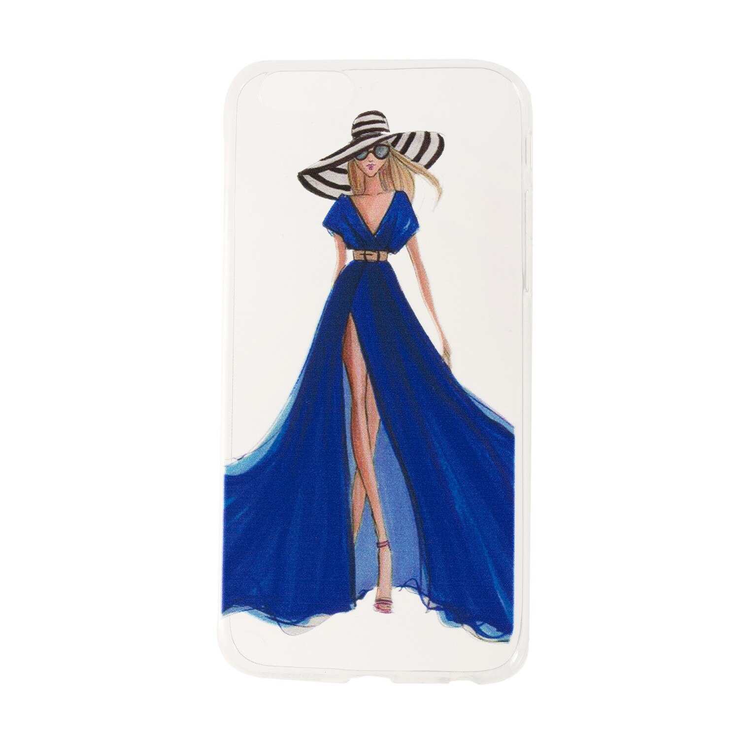 Husa Blue Dress Girl Iphone 6/6S