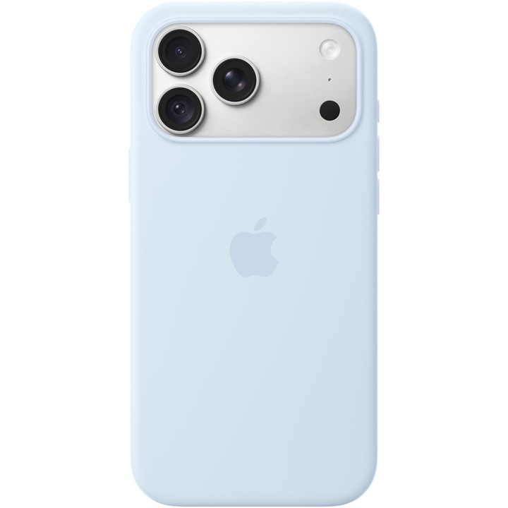 Husa de protectie Apple Silicone Case with MagSafe pentru iPhone 18 Pro Max, Crisp Blue