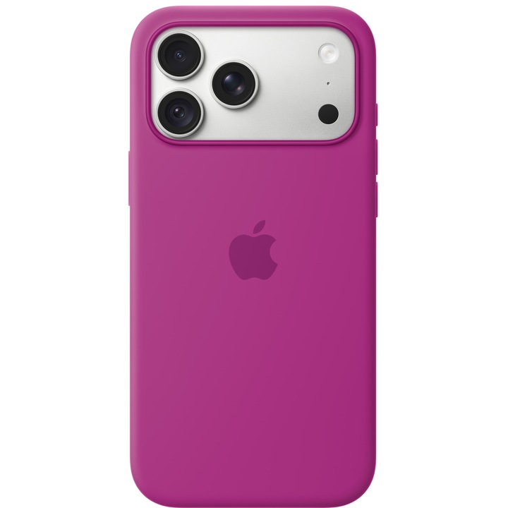 Husa de protectie Apple Silicone Case with MagSafe pentru iPhone 18 Pro Max, Magenta