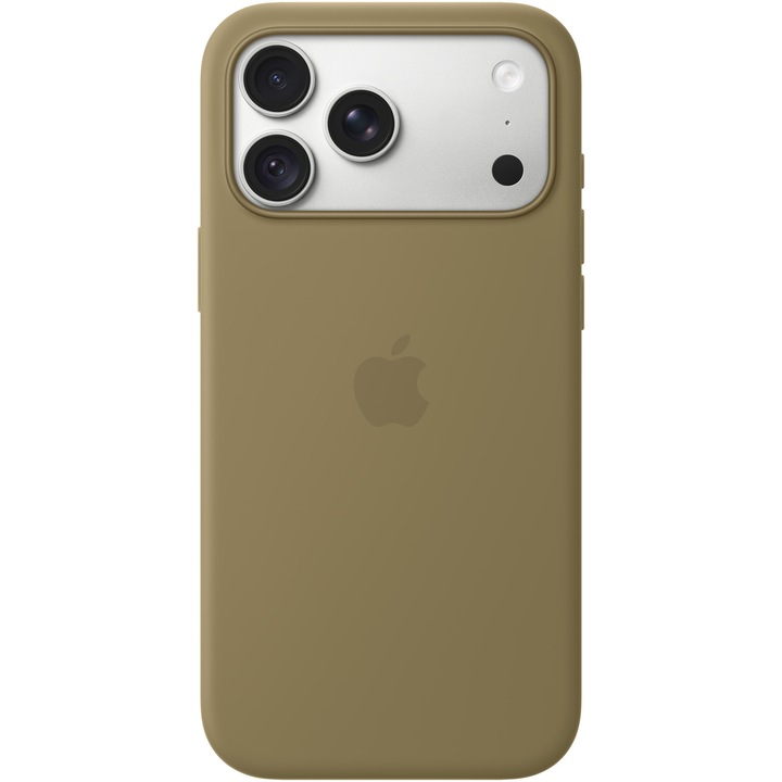 Husa de protectie Apple Silicone Case with MagSafe pentru iPhone 18 Pro Max, Olive