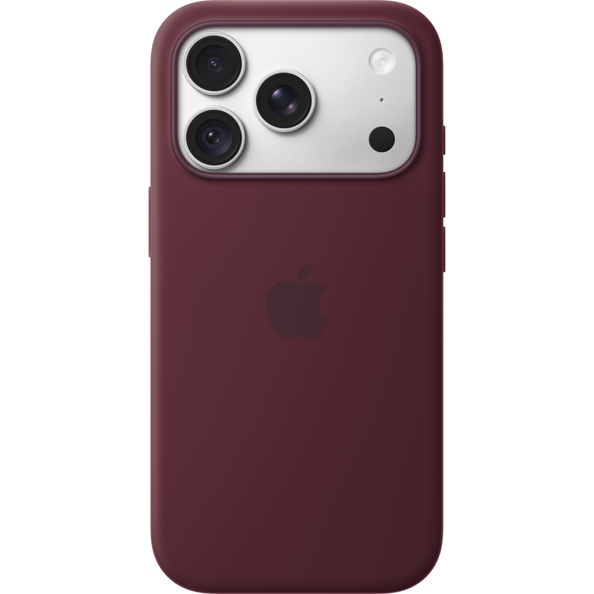 Husa de protectie Apple Silicone Case with MagSafe pentru iPhone 18 Pro, Burgundy