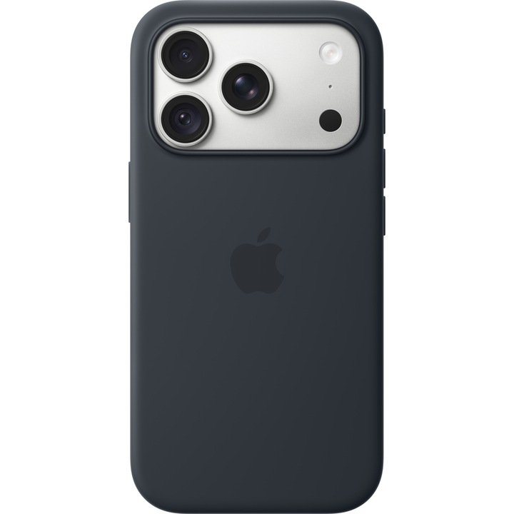 Husa de protectie Apple Silicone Case with MagSafe pentru iPhone 18 Pro, Navy Blue