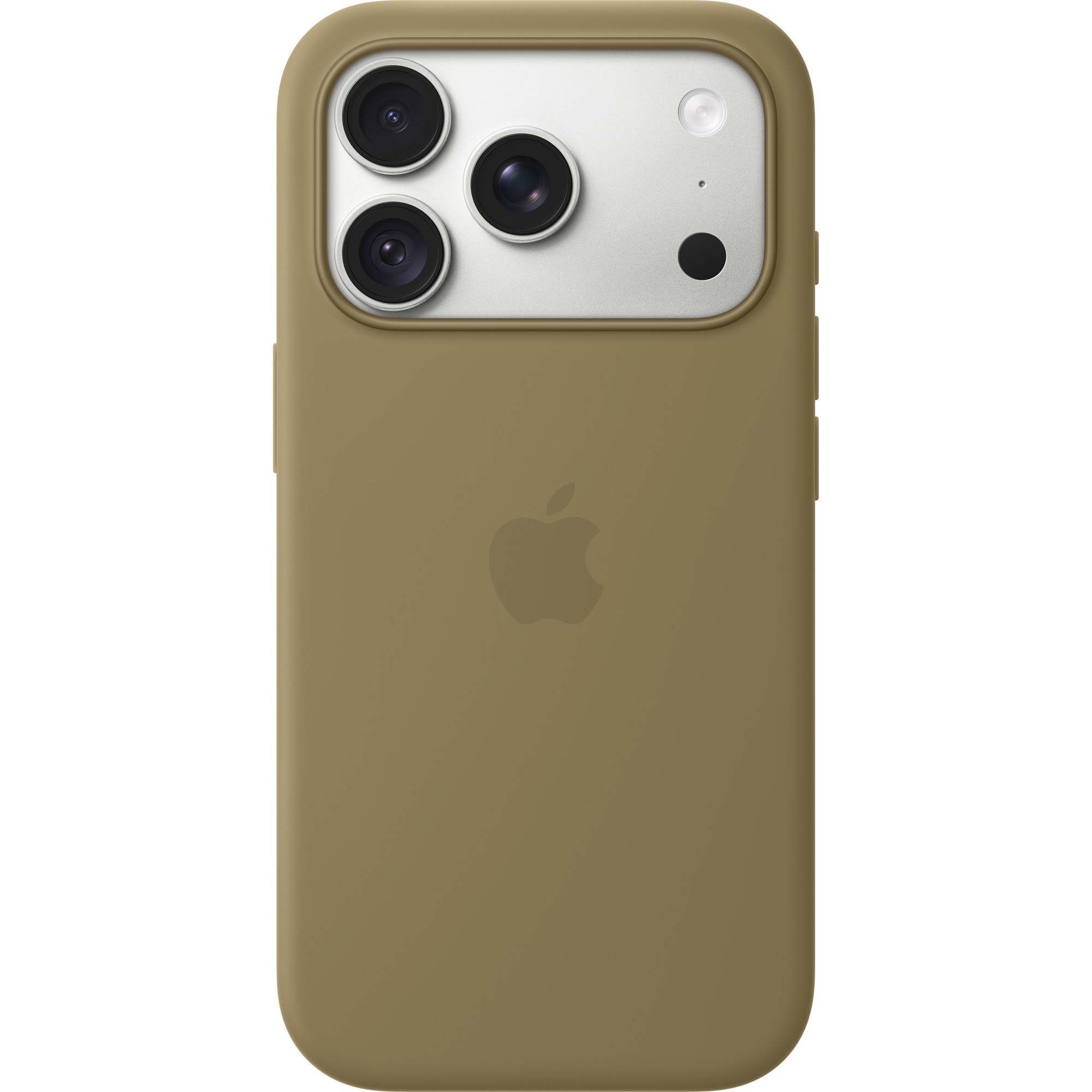 Husa de protectie Apple Silicone Case with MagSafe pentru iPhone 18 Pro, Olive