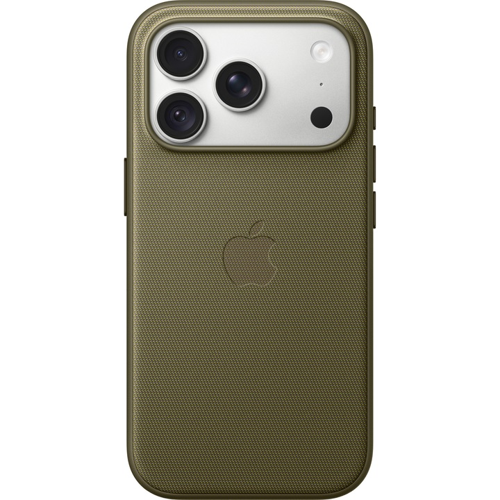 Husa de Protectie Apple TechWoven Case cu MagSafe pentru iPhone 18 Pro, Olive