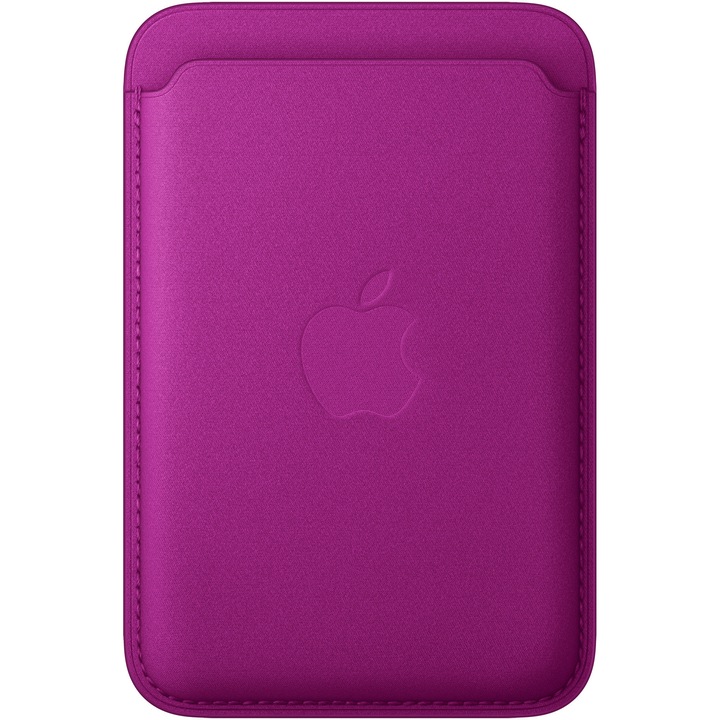 Portofel Apple FineWoven Wallet cu MagSafe pentru iPhone, Magenta
