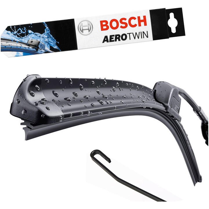 Чистачка Bosch AeroTwin Retrofit, За предно стъкло 60 см, За класическо захващане (кукички) за Opel Movano, Iveco Daily III IV, Renault Master II III