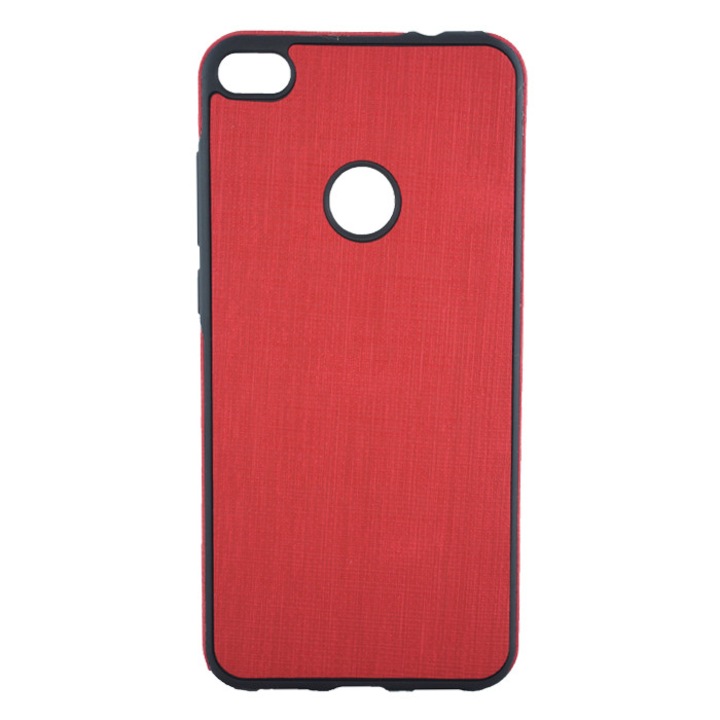 Huawei P8 Lite 2017 / P9 Lite 2017 piros TPU szövet tok