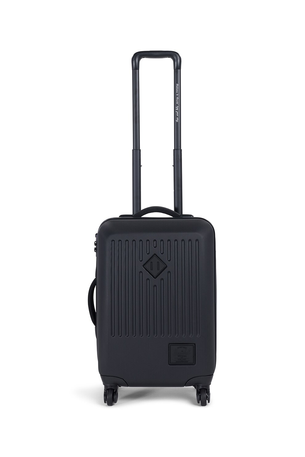 Troler Herschel Trade, 58 cm, 4 roti, Negru