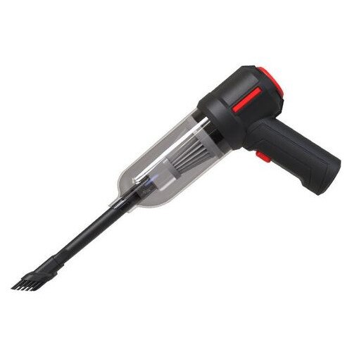 Suflanta-aspirator de praf 3 in 1 mo-k0509--260911-067, 120 W, 9000 Pa, baterie 4000 mAh, pana la 30 min, incarcare USB, negru/rosu