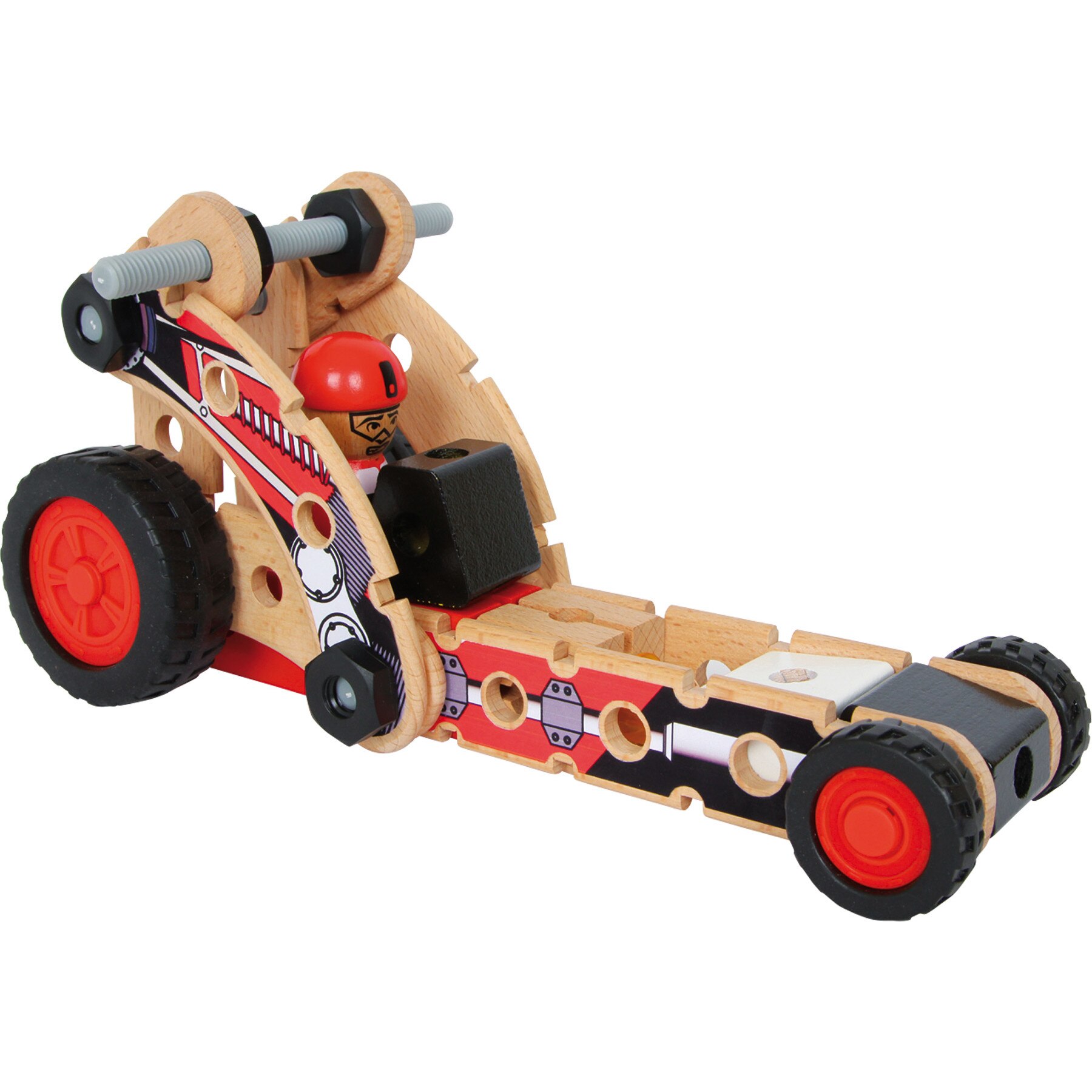 Set contructie motocicleta Racer din lemn