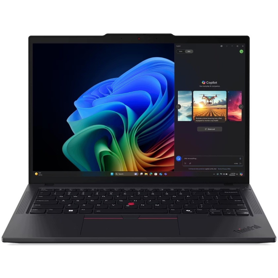 Pachet promo: Laptop Lenovo ThinkPad T14 G5, Intel Core Ultra 5 135U, 16GB 2TB SSD, 14" WUXGA 1920x1200 IPS, Intel Graphics, Windows 11 Pro + ET103 notebook case 43.2 cm (17") Messenger case Black