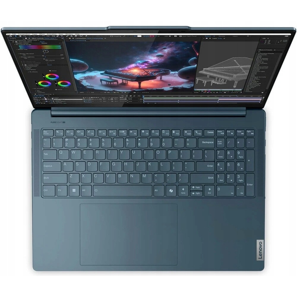 Pachet promo: Laptop Lenovo Yoga Pro 9 16IMH9, Intel Core Ultra 9 185H, 32GB 512GB SSD, 16" 3, 2K 3200x2000 IPS mini-LED 165Hz, NVIDIA GeForce RTX 4070 8GB GDDR6, Windows 11 Home + ET103 notebook case 43.2 cm (17") Messenger case Black