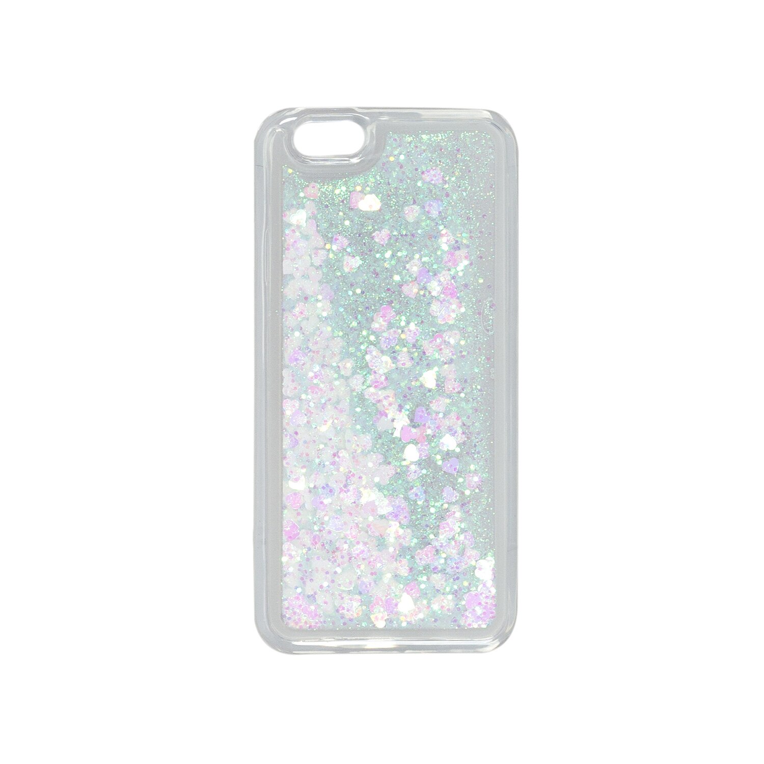 Husa Glitter White Iphone 6/6S