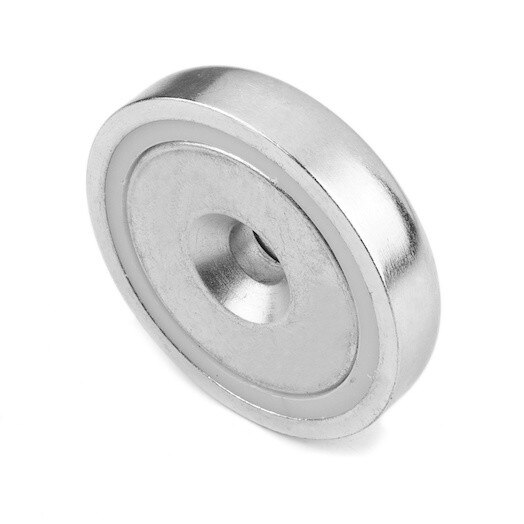 Magnet oala neodim 48mm cu orificiu