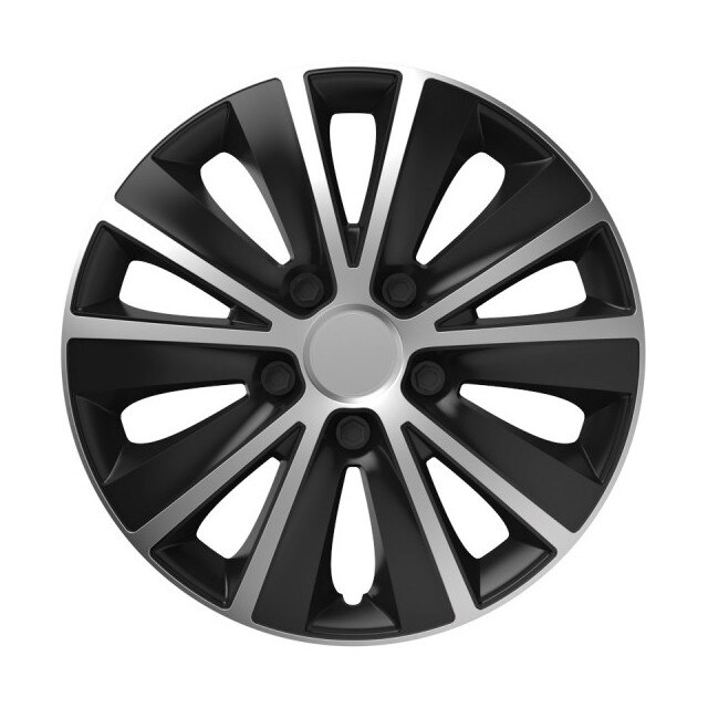 Set 4 Capace Roti Versaco Rapide Silver & Black 15