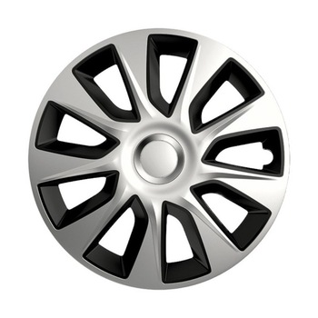 Set 4 Capace Roti Versaco Stratos Silver & Black 16 Set 4 Capace Roti Versaco Stratos Silver & Black 16