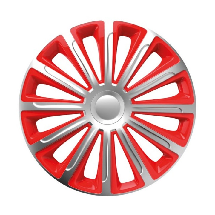 Комплект тасове Versaco Trend Red & Silver 14"