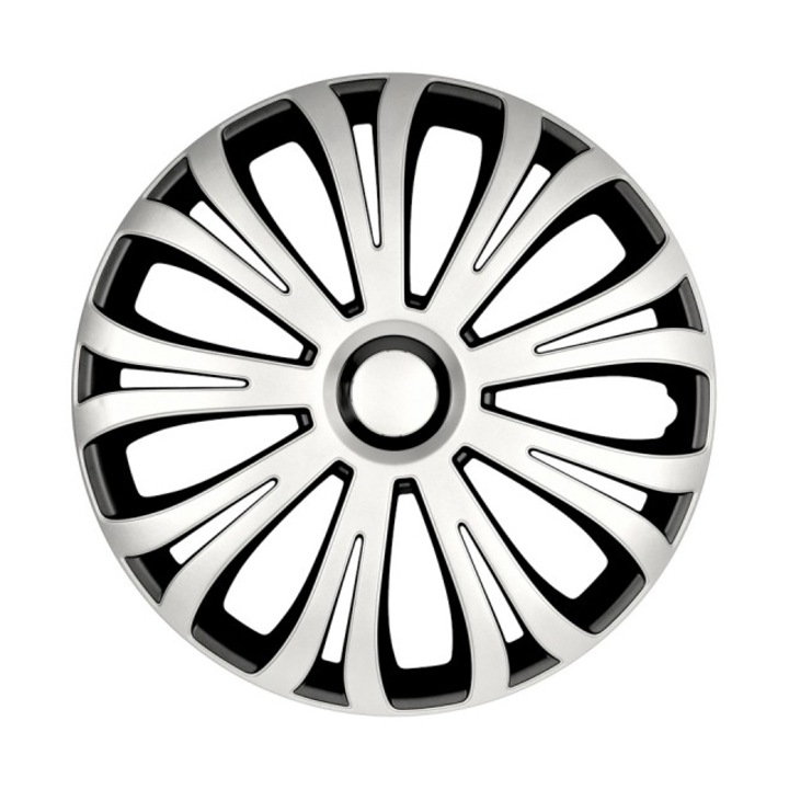 Set 4 Capace Roti Argo Avera Black & Silver 16"