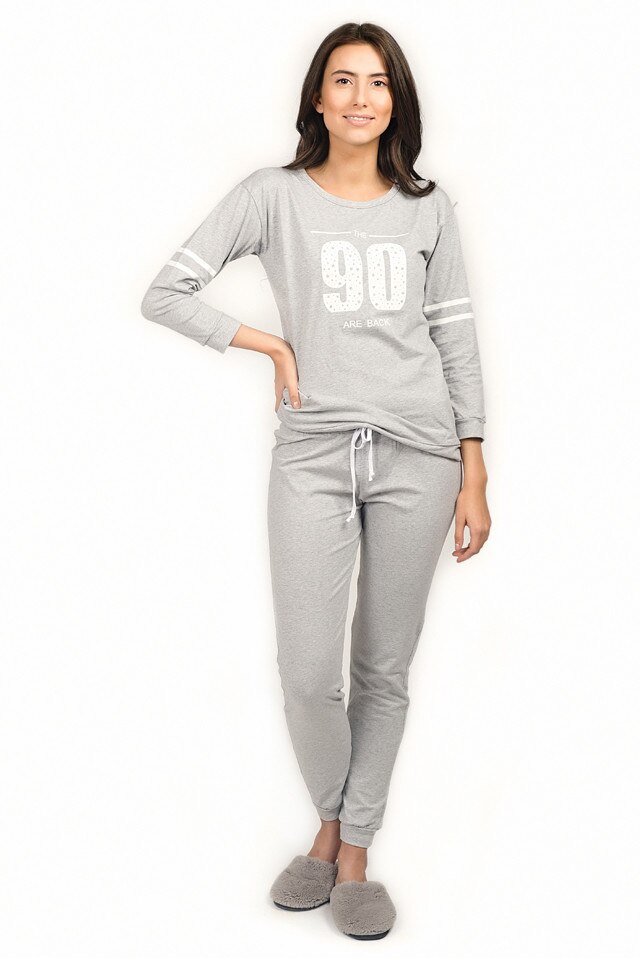 Pijama dama, PJF259 gri, Uniconf