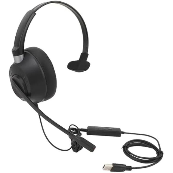 Слушалки за телефон с USB C накрайник, шумопотискане