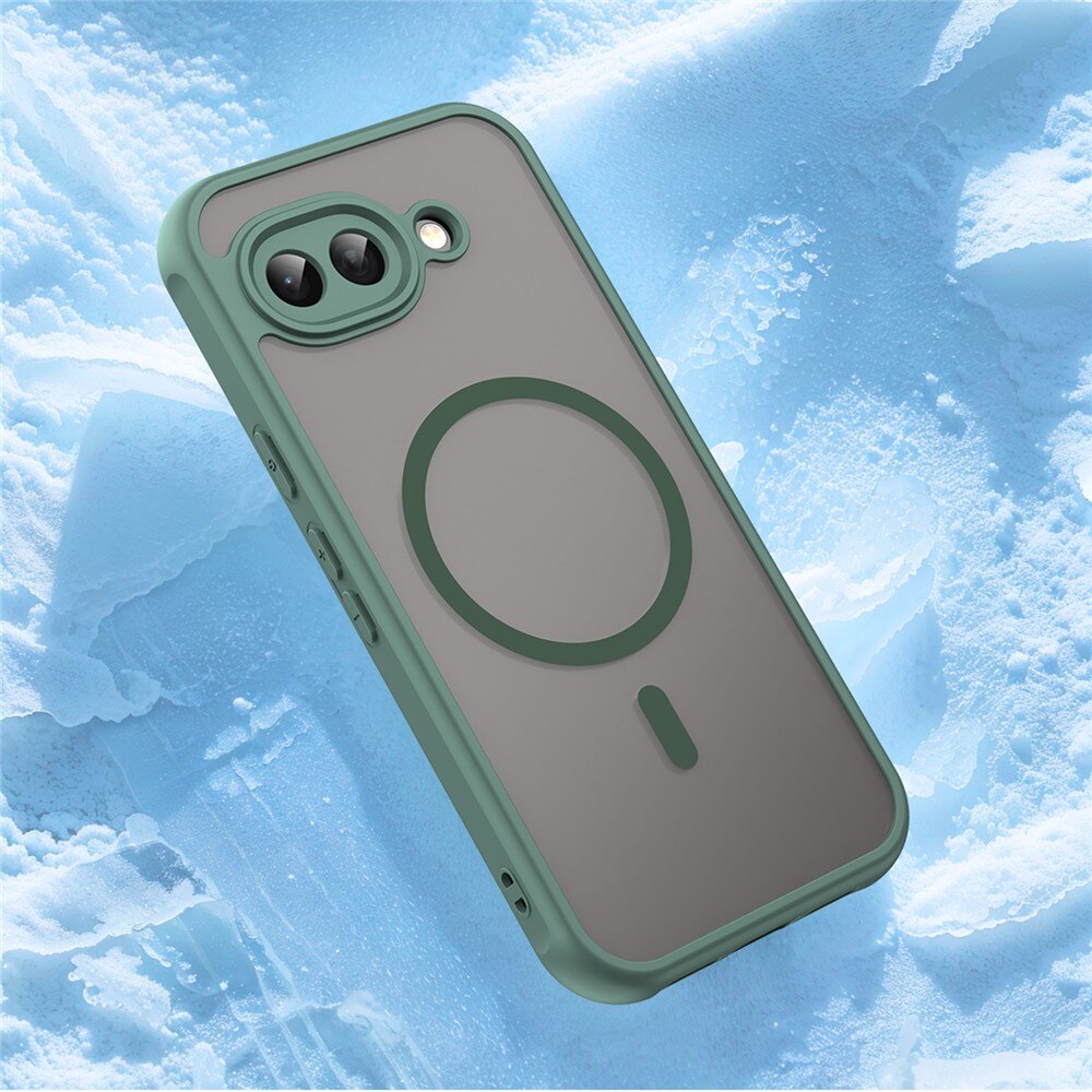 Husa pentru Google Pixel 10a, Matte, compatibila cu MagSafe, Protectie 360, Anti-Soc, Verde