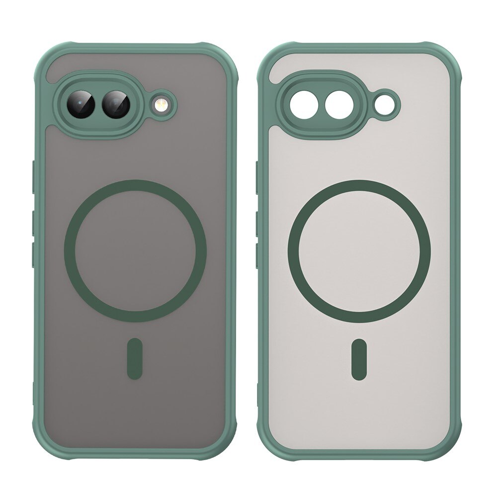 Husa pentru Google Pixel 10a, Matte, compatibila cu MagSafe, Protectie 360, Anti-Soc, Verde
