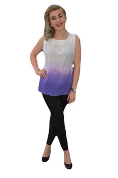 Bluza in degrade fara maneci, D&J Exclusive, Mov Bluza in degrade fara maneci, D&J Exclusive, Mov
