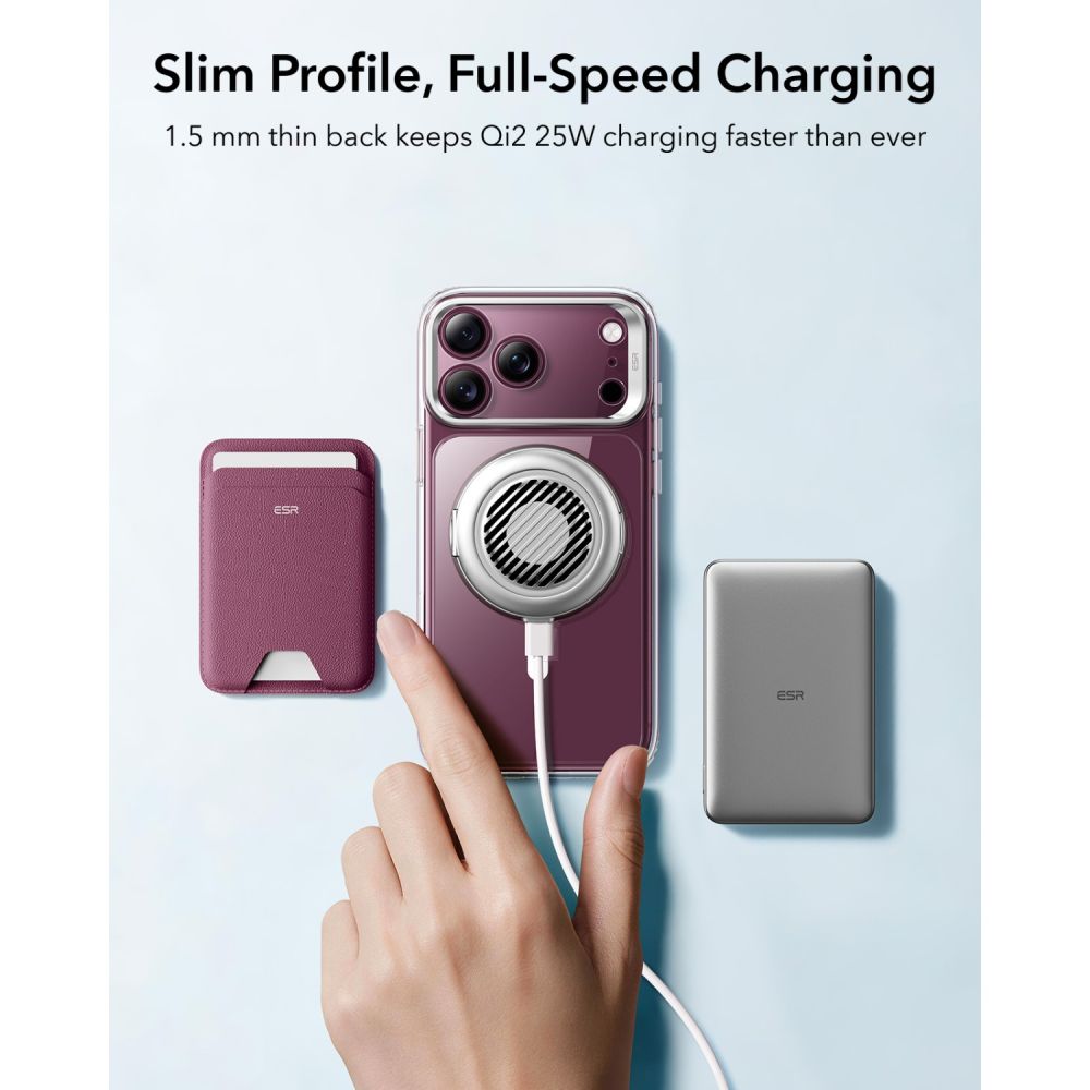Husa ESR Classic Hybrid Kickstand cu MagSafe compatibila cu iPhone 18 Pro Max / 17 Pro Max, Transparent