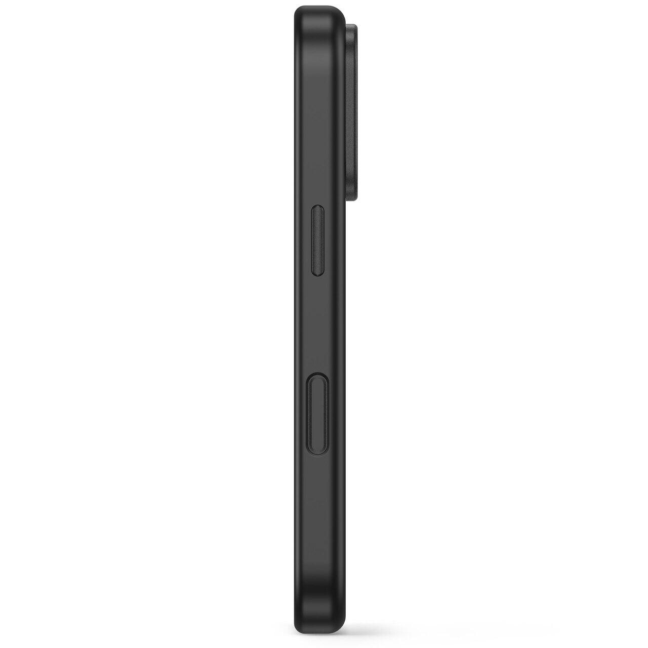 Husa din silicon antimicrobian DECODED compatibila MagSafe pentru iPhone 18 Pro, Black